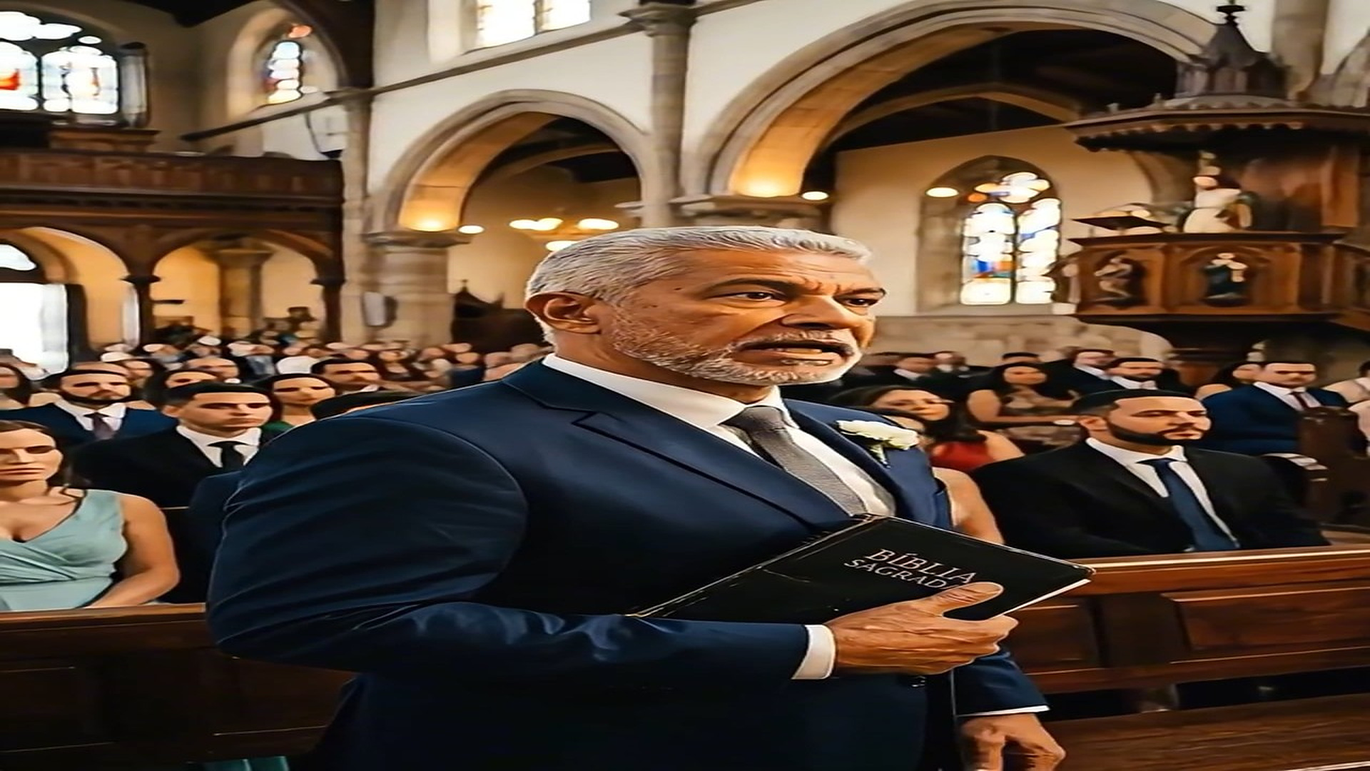 N2408190_A FAMÍLIA DA PRIMEIRA FILEIRA Uma família humilde entrou na igreja com_part2
