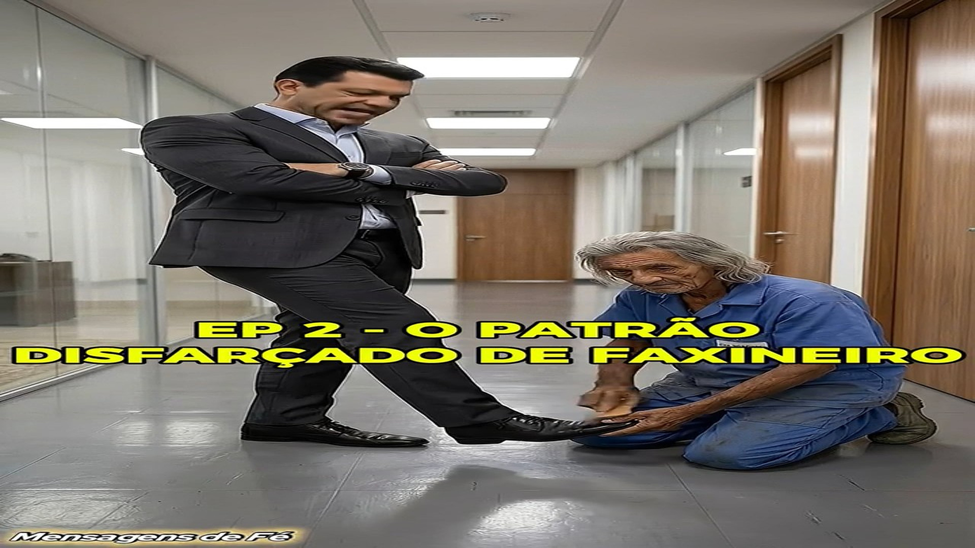 Parte 2 : N2807048_Ep 2 O Patrão disfarçado de Faxineiro #novela #liçãodevida #reflexão